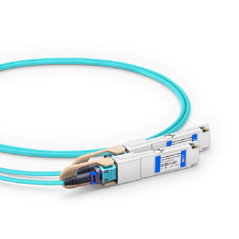 SFPS 10m (33ft) NVIDIA/Mellanox MFA7U10-H010 Compatible 400G OSFP 8 x 50G PAM4 Finned Top to 2 x 200G QSFP56 4 x 50G PAM4 InfiniBand HDR Active Optical Breakout Cable for Quantum-2 Switches and ConnectX-6 HCA