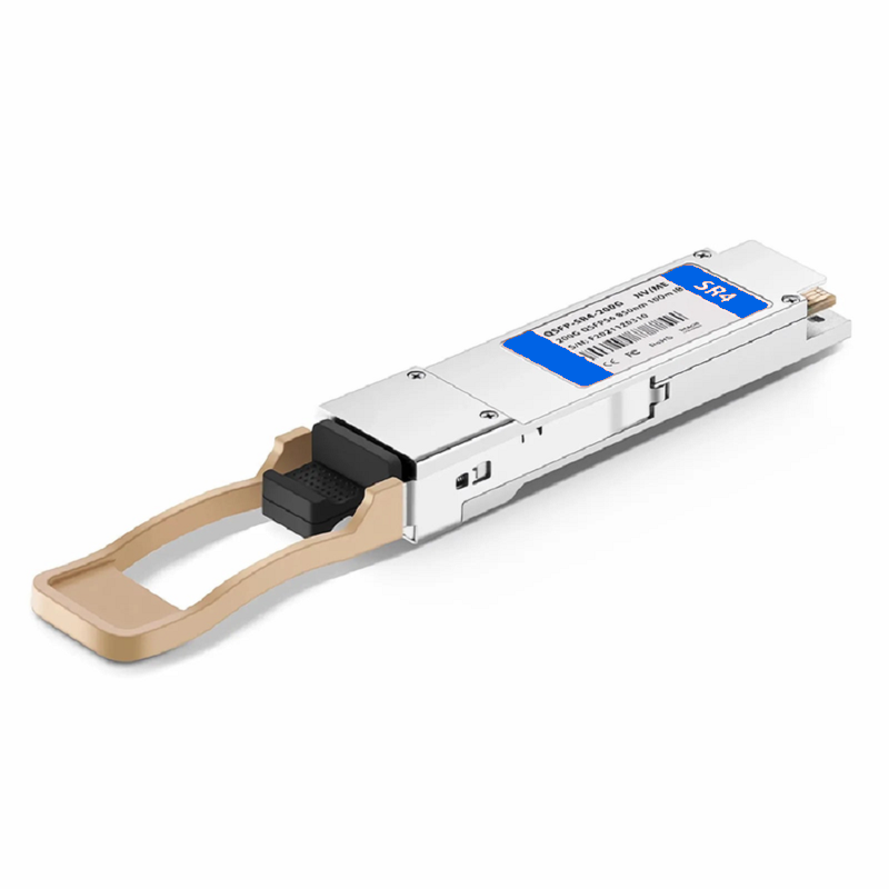 SFPS NVIDIA/Mellanox MMA1T00-HS Compatible 200GBASE-SR4 QSFP56 4 x 50G PAM4 850nm 100m DOM MPO-12/UPC MMF InfiniBand HDR Optical Transceiver Module for Quantum Switches and ConnectX-6 HCA