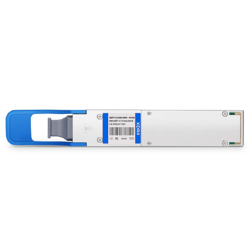 SFPS NVIDIA/Mellanox Compatible 400GBASE-XDR4 QSFP112 4 x 100G PAM4 1310nm 2km DOM MPO-12/APC SMF InfiniBand NDR Optical Transceiver Module for ConnectX-7 HCA