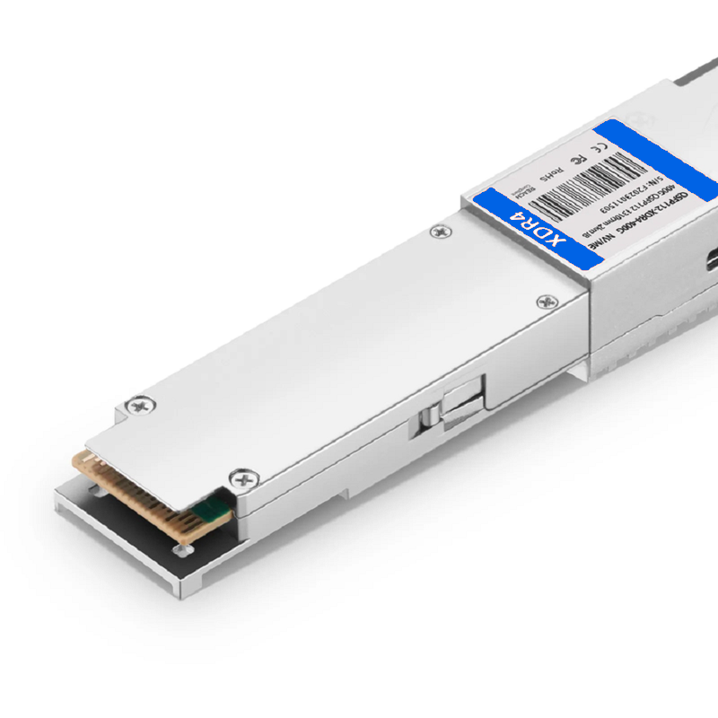 SFPS NVIDIA/Mellanox Compatible 400GBASE-XDR4 QSFP112 4 x 100G PAM4 1310nm 2km DOM MPO-12/APC SMF InfiniBand NDR Optical Transceiver Module for ConnectX-7 HCA