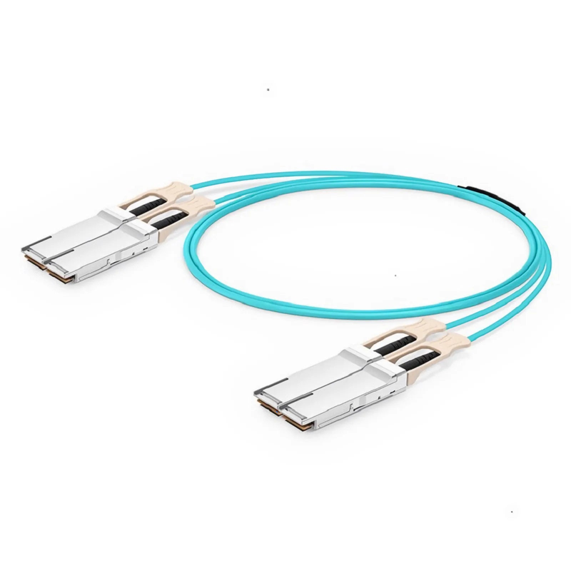 SFPS 5m (16ft) NVIDIA/Mellanox MFS1S90-H003E Compatible 2 x 200G QSFP56 4 x 50G PAM4 to 2 x 200G QSFP56 4 x 50G PAM4 InfiniBand HDR Active Optical Breakout Cable for Quantum Switches