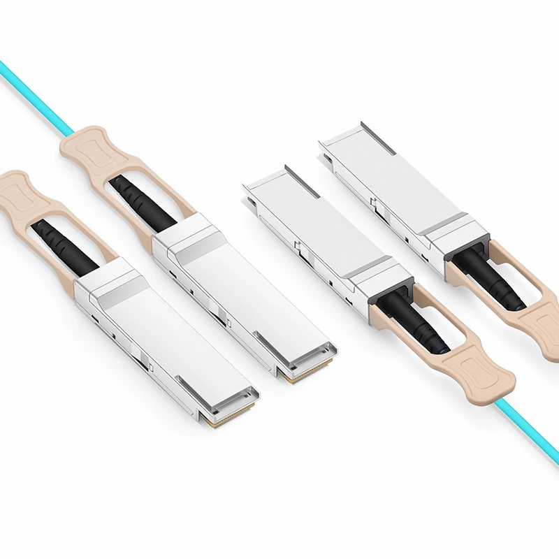 SFPS 5m (16ft) NVIDIA/Mellanox MFS1S90-H003E Compatible 2 x 200G QSFP56 4 x 50G PAM4 to 2 x 200G QSFP56 4 x 50G PAM4 InfiniBand HDR Active Optical Breakout Cable for Quantum Switches