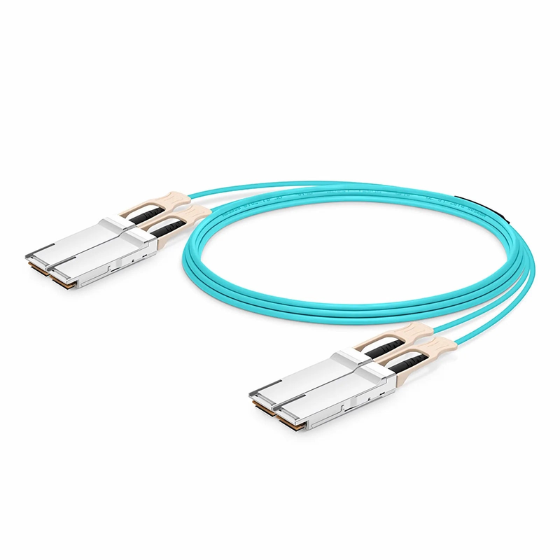 SFPS 15m (49ft) NVIDIA/Mellanox MFS1S90-H003E Compatible 2 x 200G QSFP56 4 x 50G PAM4 to 2 x 200G QSFP56 4 x 50G PAM4 InfiniBand HDR Active Optical Breakout Cable for Quantum Switches