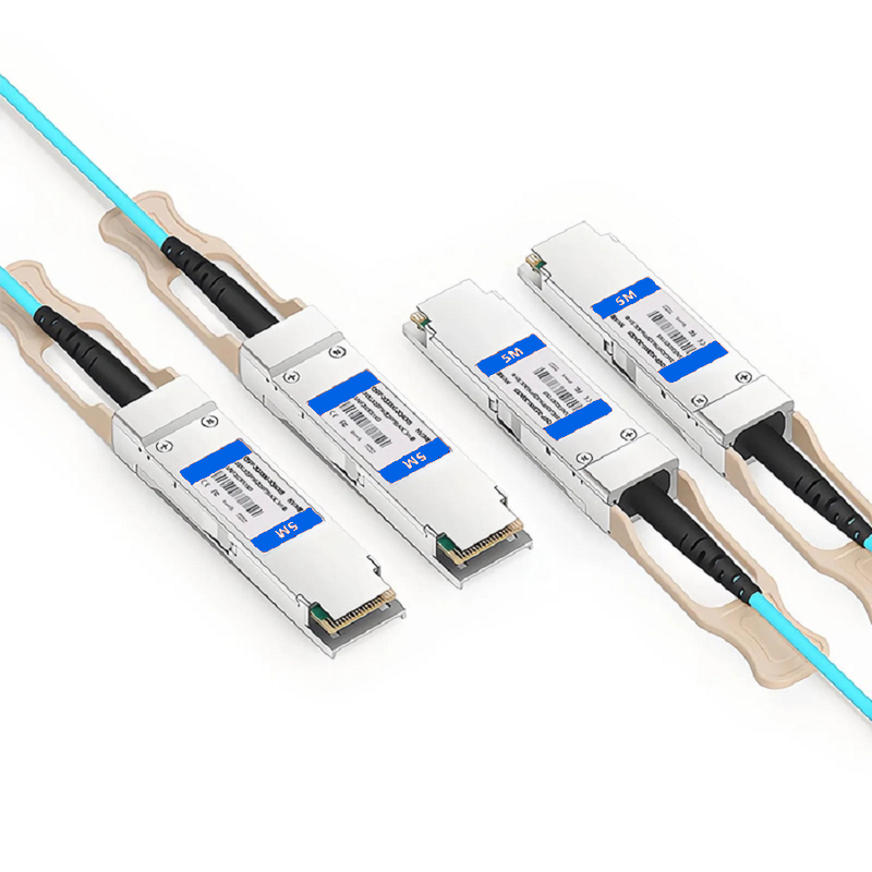 SFPS 15m (49ft) NVIDIA/Mellanox MFS1S90-H003E Compatible 2 x 200G QSFP56 4 x 50G PAM4 to 2 x 200G QSFP56 4 x 50G PAM4 InfiniBand HDR Active Optical Breakout Cable for Quantum Switches