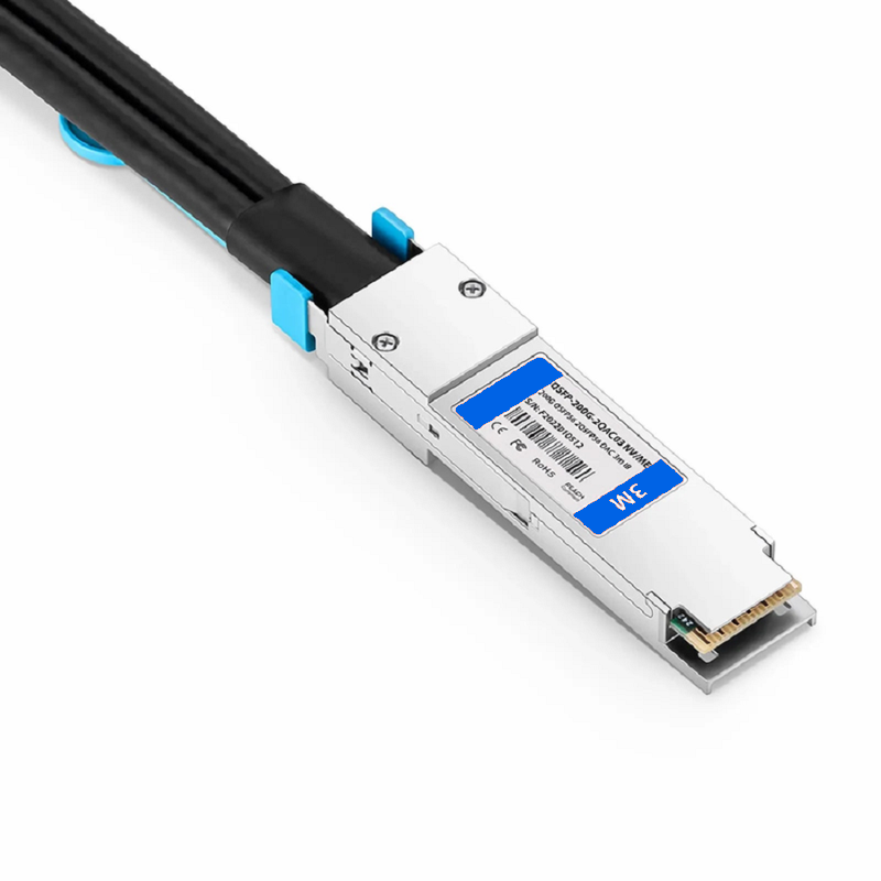 SFPS 5m (16ft) NVIDIA/Mellanox MCA7J50-H005R Compatible 200G QSFP56 4 x 50G PAM4 to 2 x 100G QSFP56 2 x 50G PAM4 InfiniBand HDR Active Direct Attach Copper Breakout Cable for Quantum Switches and ConnectX-6 HCA