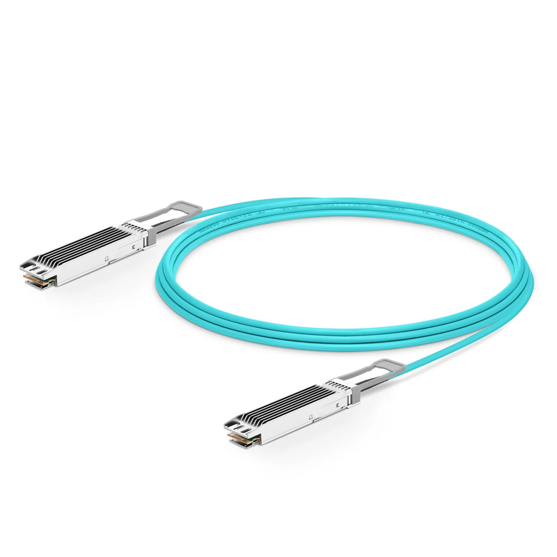 SFPS 30m (98ft) NVIDIA/Mellanox Compatible 800G OSFP 8 x 100G PAM4 Finned Top InfiniBand NDR Active Optical Cable for Quantum-2 Switches