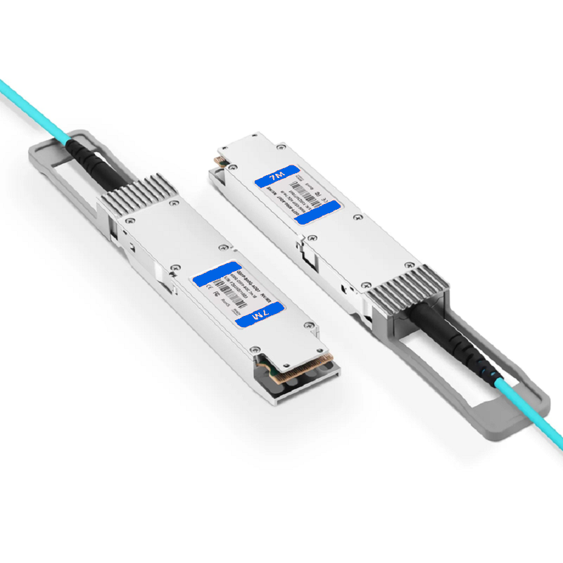 SFPS 50m (164ft) NVIDIA/Mellanox Compatible 800G OSFP 8 x 100G PAM4 Finned Top InfiniBand NDR Active Optical Cable for Quantum-2 Switches