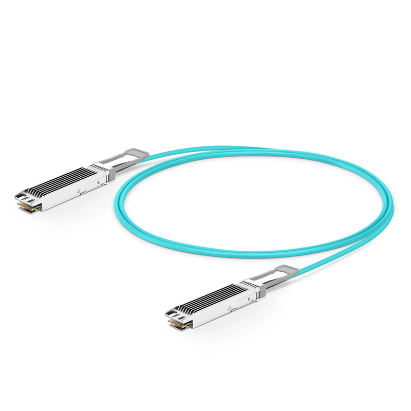 SFPS 5m (16ft) NVIDIA/Mellanox Compatible 800G OSFP 8 x 100G PAM4 Finned Top InfiniBand NDR Active Optical Cable for Quantum-2 Switches