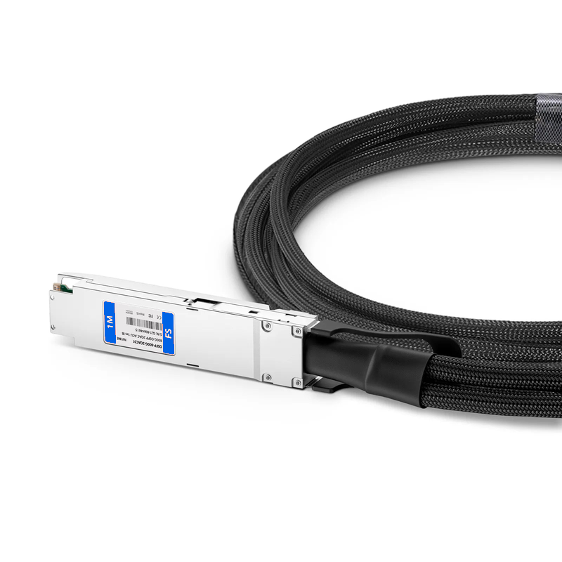 SFPS 1m (3ft) NVIDIA/Mellanox MCA7J65-N001 Compatible 800G Twin-port OSFP 8 x 100G PAM4 Finned Top to 2 x 400G QSFP112 4 x 100G PAM4 InfiniBand NDR Active Direct Attach Copper Breakout Cable for Quantum-2 Switches and ConnectX-7 HCA
