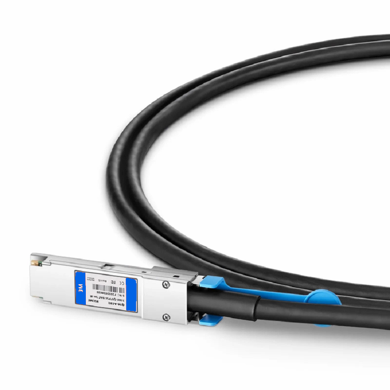 SFPS 7m (23ft) NVIDIA/Mellanox MCA1J00-H007E Compatible 200G QSFP56 4 x 50G PAM4 InfiniBand HDR Active Direct Attach Copper Twinax Cable for Quantum Switches and ConnectX-6 HCA