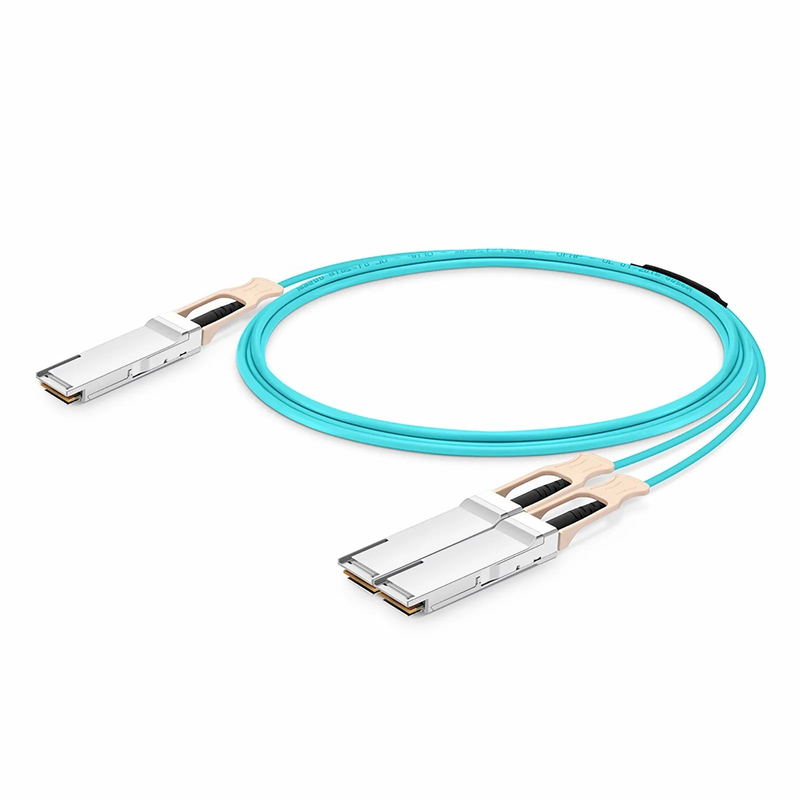 SFPS 10m (33ft) NVIDIA/Mellanox MFS1S50-H010V Compatible 200G QSFP56 4 x 50G PAM4 to 2 x 100G QSFP56 2 x 50G PAM4 InfiniBand HDR Active Optical Breakout Cable for Quantum Switches and ConnectX-6 HCA