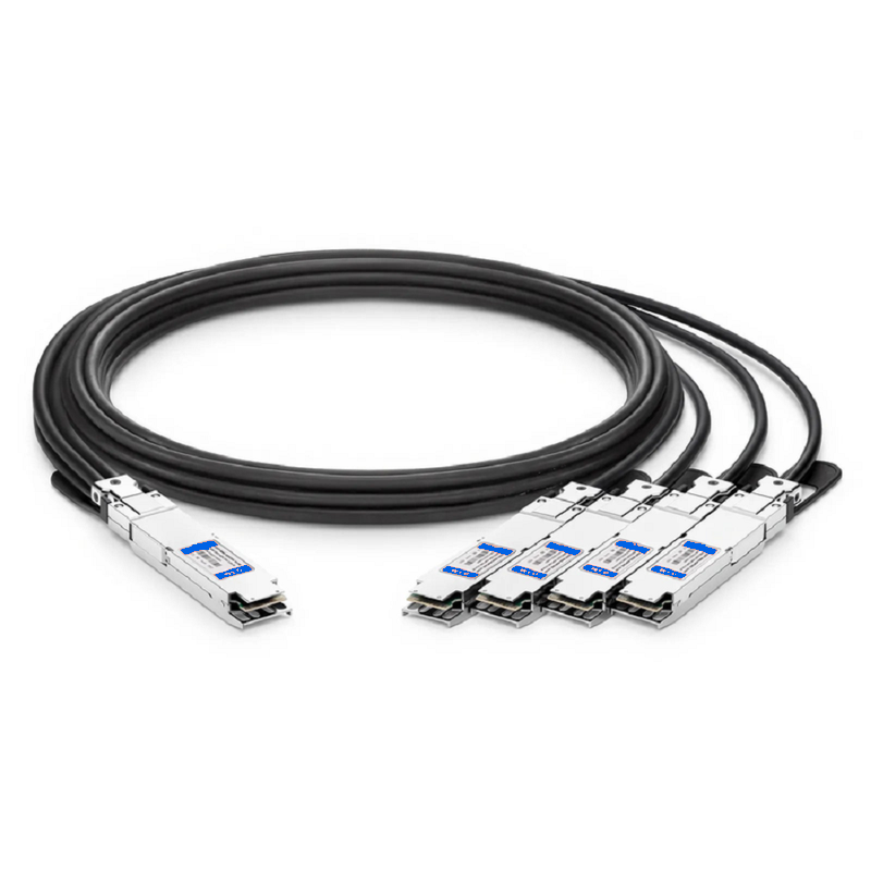 SFPS 2m (7ft) NVIDIA/Mellanox MCA7J75-N002 Compatible 800G Twin-port OSFP 8 x 100G PAM4 Finned Top to 4 x 200G QSFP112 2 x 100G PAM4 InfiniBand NDR Active Direct Attach Copper Breakout Cable for Quantum-2 Switches and ConnectX-7 HCA