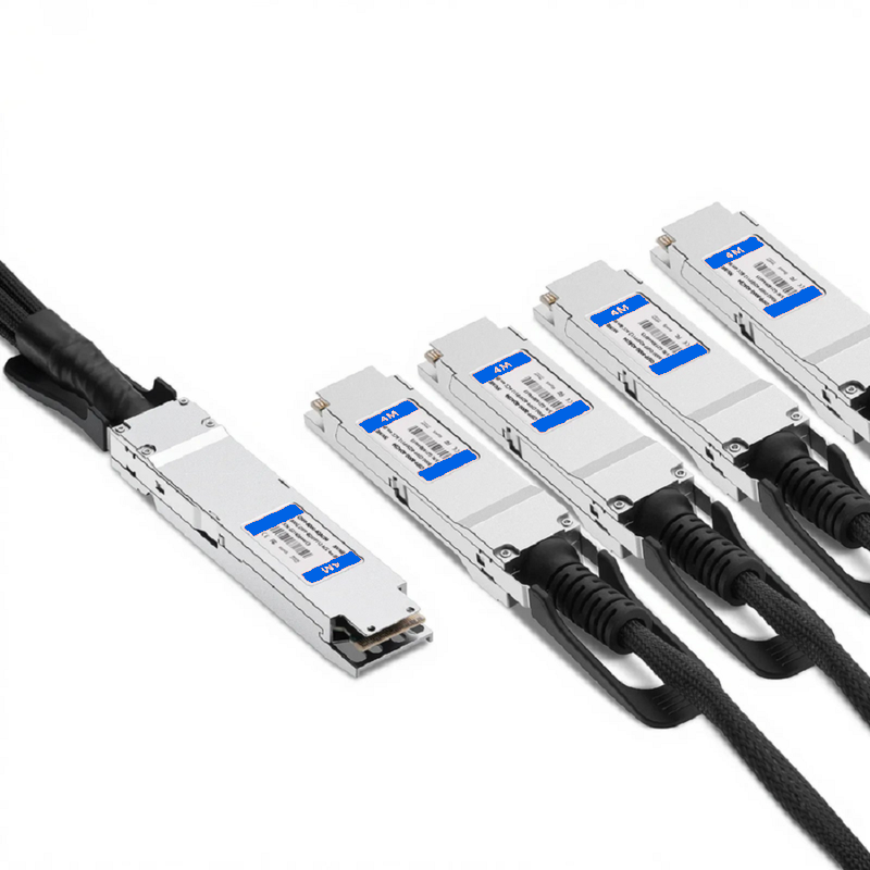 SFPS 5m (16ft) NVIDIA/Mellanox MCA7J75-N005 Compatible 800G Twin-port OSFP 8 x 100G PAM4 Finned Top to 4 x 200G QSFP112 2 x 100G PAM4 InfiniBand NDR Active Direct Attach Copper Breakout Cable for Quantum-2 Switches and ConnectX-7 HCA