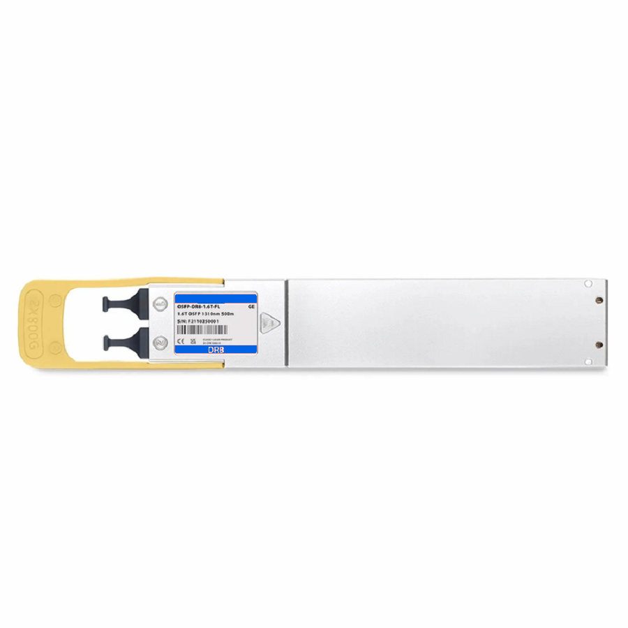 SFPS Generic Compatible 1.6T 2 x DR4/DR8 OSFP224 Flat Top 8 x 200G PAM4 1310nm 500m DOM Dual MPO-12/APC SMF Optical Transceiver Module