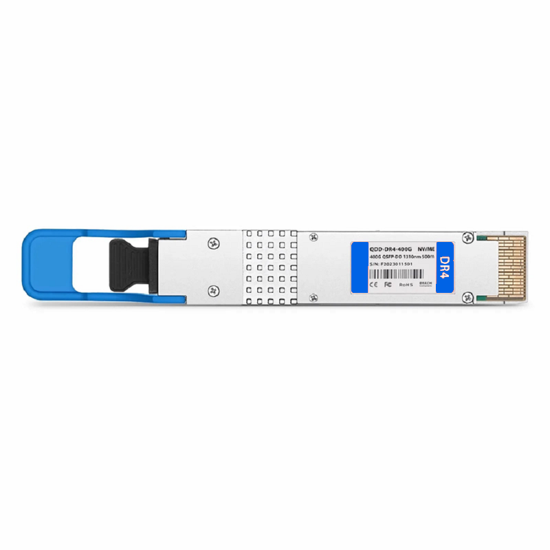 SFPS Cisco QDD-400G-DR4-S Compatible 400GBASE-DR4 QSFP-DD 8 x 50G PAM4 1310nm 500m DOM MPO-12/APC SMF Optical Transceiver Module, Breakout to 4 x 100G-DR