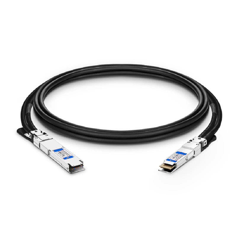 SFPS 1m (3ft) Arista Networks Compatible 400G OSFP 8 x 50G PAM4 Flat Top to 400G QSFP-DD 8 x 50G PAM4 Passive Direct Attach Copper Twinax Cable