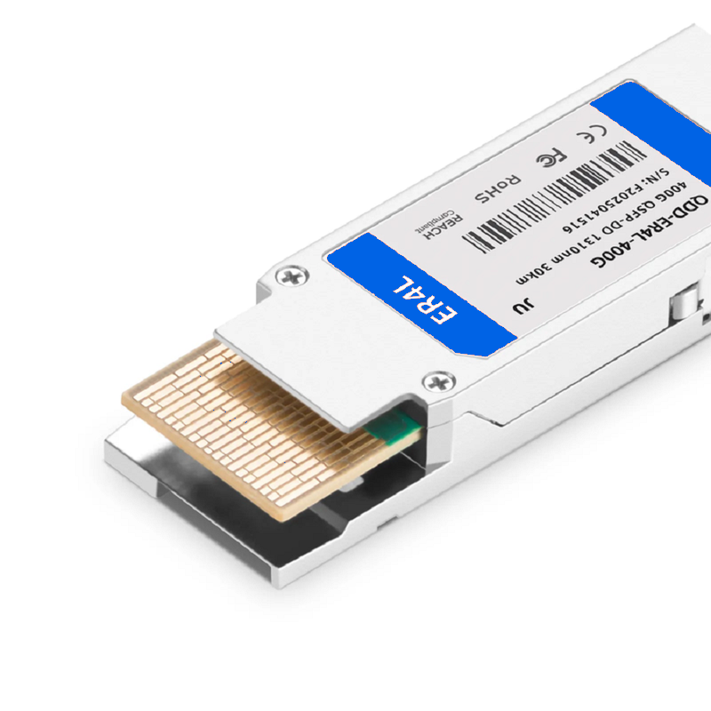 SFPS Arista Compatible 400GBASE-ER4L QSFP-DD 8 x 50G PAM4 1310nm 30km DOM Duplex LC/UPC SMF Optical Transceiver Module