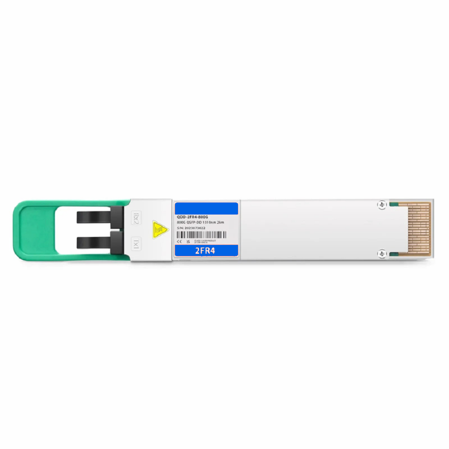 SFPS Cisco QDD-2X400G-FR4 Compatible 800GBASE 2 x FR4 QSFP-DD 8 x 100G PAM4 1310nm 2km DOM Dual Duplex LC/UPC SMF Optical Transceiver Module