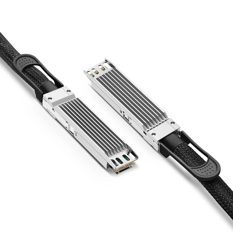 SFPS 1m (3ft) Juniper Networks OSFP-800G-DAC-1M Compatible 800G OSFP 8 x 100G PAM4 Finned Top Passive Direct Attach Copper Twinax Cable