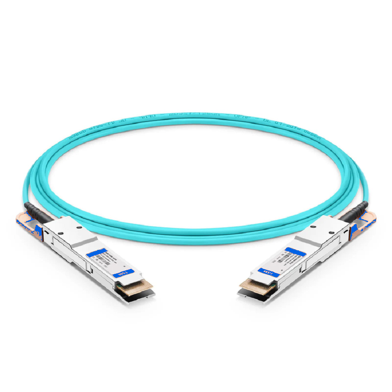 SFPS 10m (33ft) Juniper Networks QDD-400G-AOC-10M Compatible 400G QSFP-DD 8 x 50G PAM4 Active Optical Cable