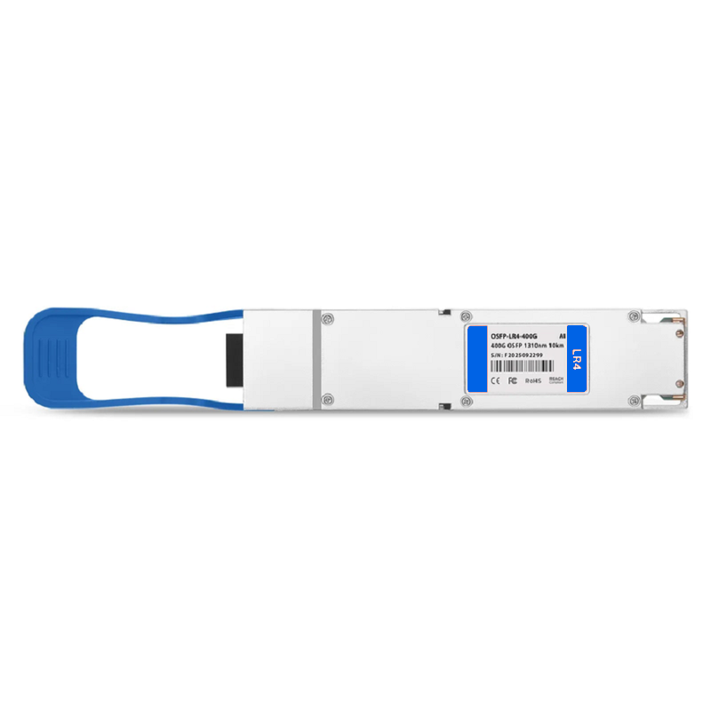 SFPS Generic Compatible 400GBASE-LR4 OSFP Finned Top 8 x 50G PAM4 1310nm 10km DOM Duplex LC/UPC SMF Optical Transceiver Module