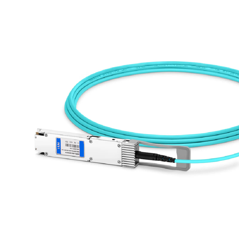 SFPS 10m (33ft) Juniper Networks Compatible 400G OSFP 8 x 50G PAM4 Flat Top to 400G QSFP-DD 8 x 50G PAM4 Active Optical Cable