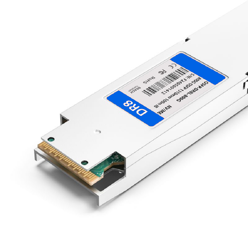SFPS Arista Networks Compatible 800GBASE 2xDR4/DR8 OSFP Finned Top 8 x 100G PAM4 1310nm 100m DOM Dual MPO-12/APC SMF Optical Transceiver Module