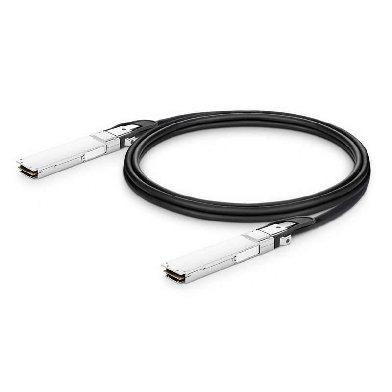 SFPS 2m (7ft) NVIDIA/Mellanox Compatible 400G OSFP 8 x 50G PAM4 Flat Top Ethernet Passive Direct Attach Copper Twinax Cable