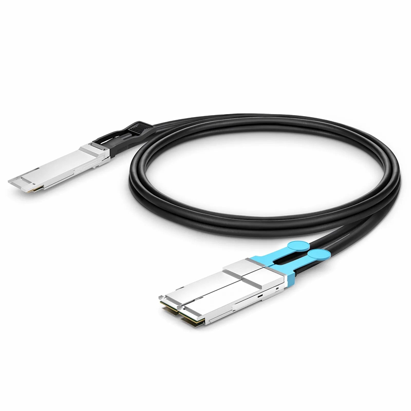 SFPS 5m (16ft) 400G QSFP-DD 8 x 50G PAM4 to 2 x 200G QSFP56 4 x 50G PAM4 Active Direct Attach Copper Breakout Cable forFOSwitches