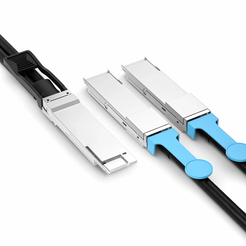 SFPS 5m (16ft) 400G QSFP-DD 8 x 50G PAM4 to 2 x 200G QSFP56 4 x 50G PAM4 Active Direct Attach Copper Breakout Cable forFOSwitches