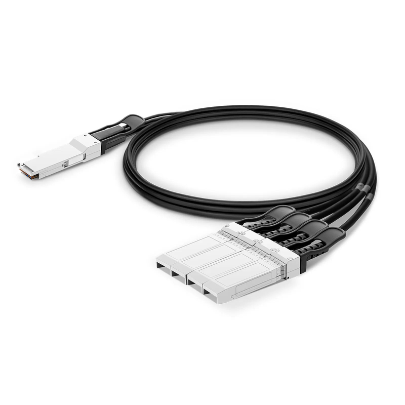SFPS 3m (10ft) Arista Networks C-Q200-4S50-3M Compatible 200G QSFP56 4 x 50G PAM4 to 4 x 50G SFP56 50G PAM4 Passive Direct Attach Copper Breakout Cable