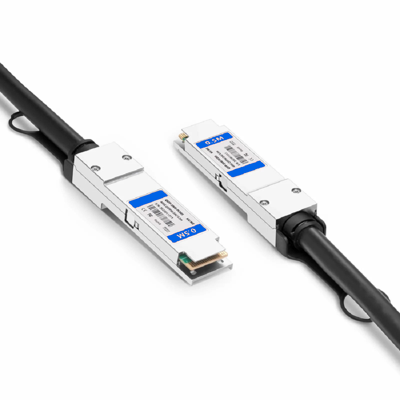 SFPS 1m (3ft) Generic Compatible 400G OSFP 8 x 50G PAM4 Finned Top Passive Direct Attach Copper Twinax Cable