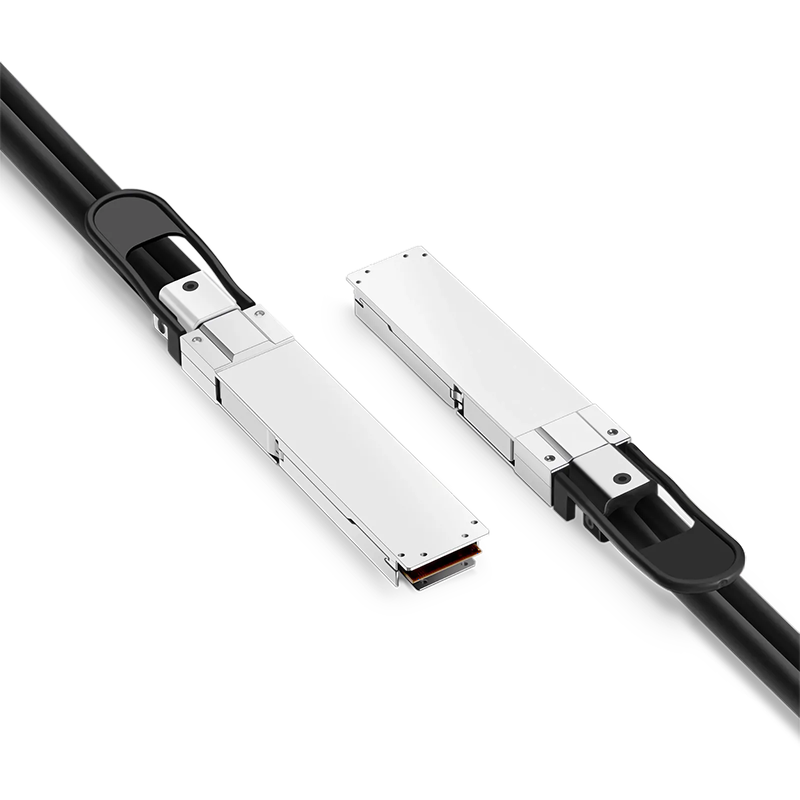 SFPS 2.5m (8ft) Generic Compatible 800G QSFP-DD 8 x 100G PAM4 Active Direct Attach Copper Twinax Cable
