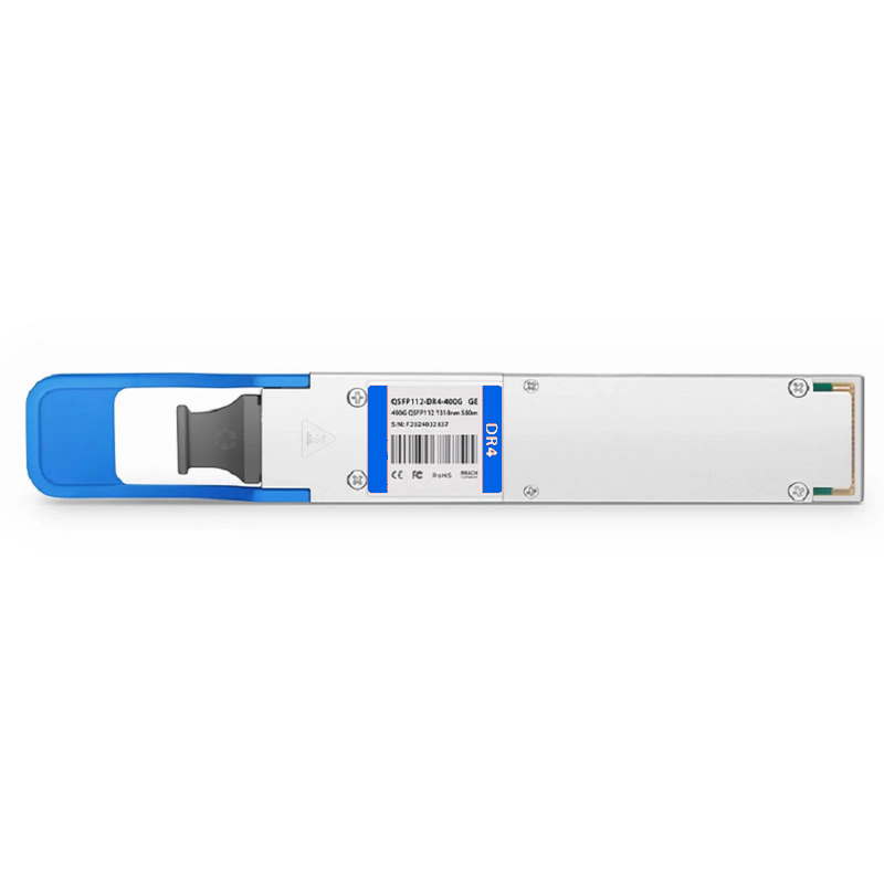 SFPS Generic Compatible 400GBASE-DR4 QSFP112 4 x 100G PAM4 1310nm 500m DOM MPO-12/APC SMF Optical Transceiver Module, Breakout to 4 x 100G-DR