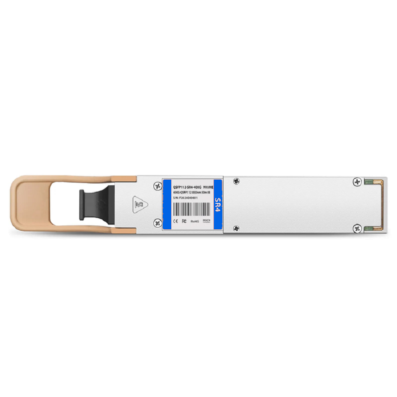 SFPS Cisco Compatible 400GBASE-SR4 QSFP112 4 x 100G PAM4 850nm 50m DOM MPO-12/APC MMF Optical Transceiver Module