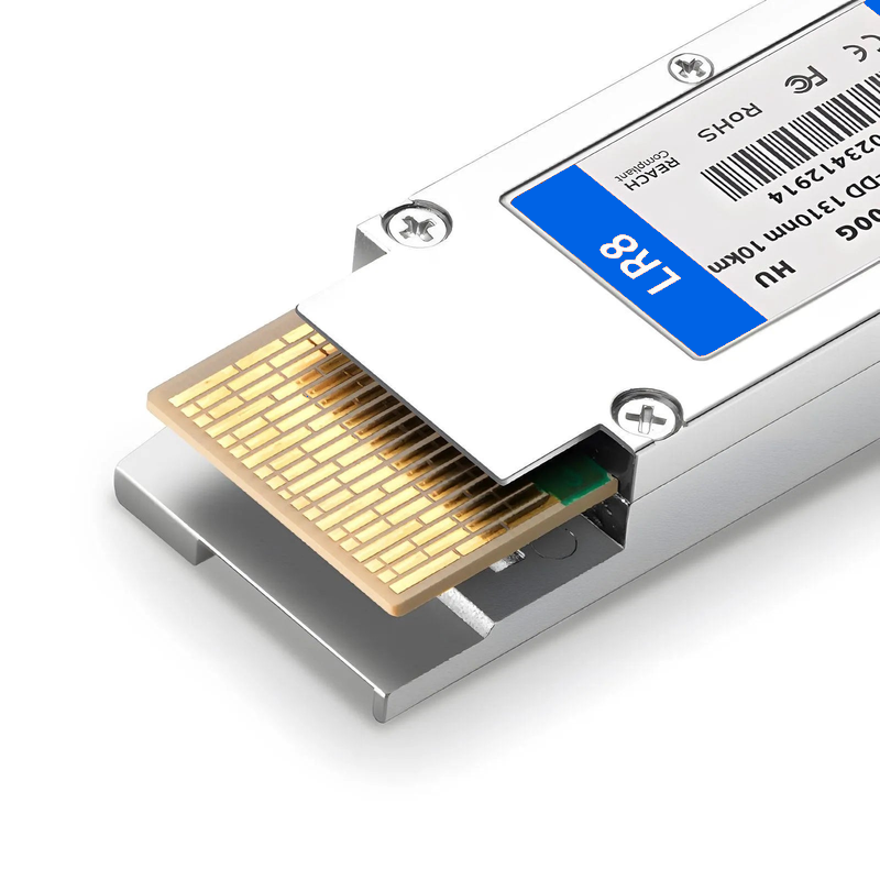 SFPS HW QSFP-DD-400G-LR8 Compatible 400GBASE-LR8 QSFP-DD 8 x 50G PAM4 1310nm 10km DOM Duplex LC/UPC SMF Optical Transceiver Module