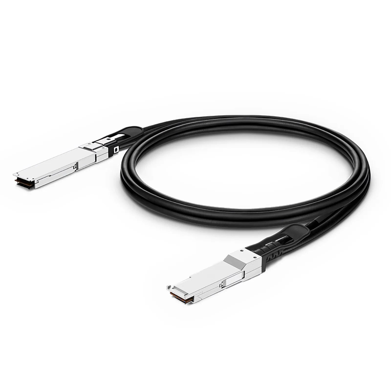 SFPS 2m (7ft) Generic Compatible 400G OSFP 4 x 100G PAM4 Flat Top to 400G QSFP-DD 4 x 100G PAM4 Passive Direct Attach Copper Twinax Cable