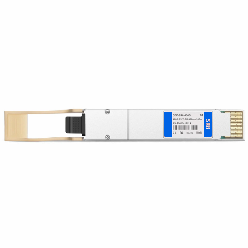 SFPS NVIDIA/Mellanox Compatible 400GBASE-SR4.2 QSFP-DD 8 x 50G PAM4 850nm 100m DOM MPO-12/UPC MMF Ethernet Optical Transceiver Module, Breakout to 4 x 100G-SR1.2