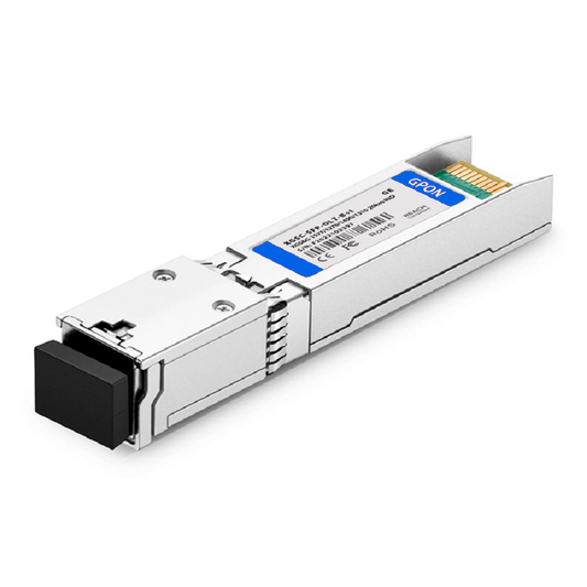 SFPS ZTE Compatible 10G EPON OLT SFP+ 1577nm-TX/1270nm-RX and 1490nm-TX/1310nm-RX Class PR30 20km DOM Simplex SC/UPC SMF Optical Transceiver Module (Industrial)