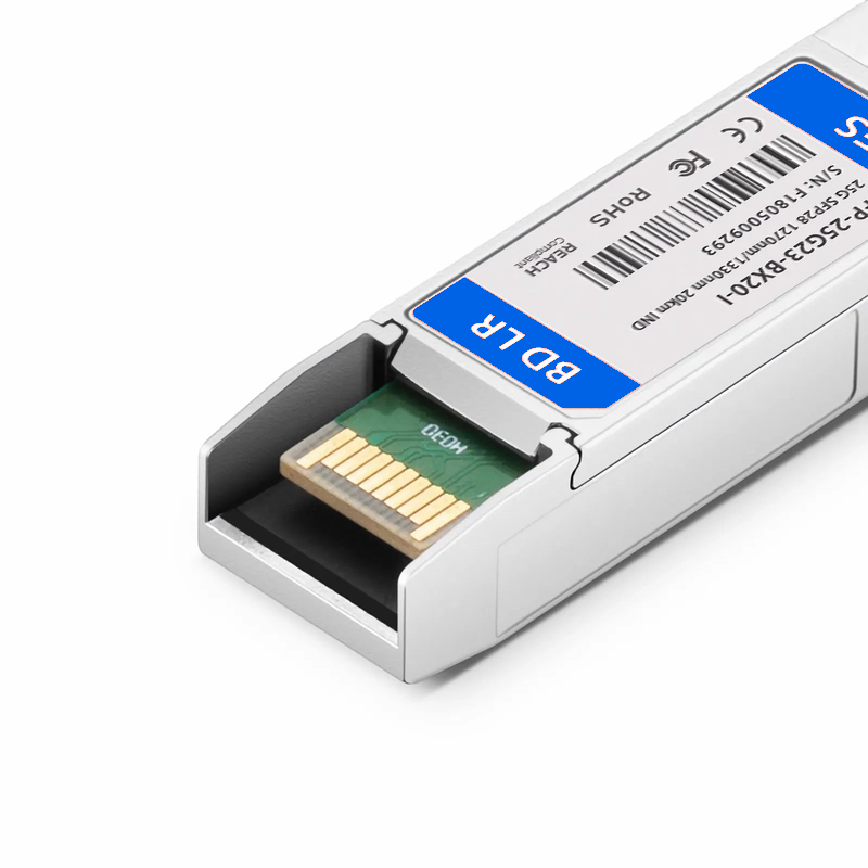 SFPS Cisco Compatible 25GBASE-U SFP28 BiDi 1270nm-TX/1330nm-RX 20km DOM Simplex LC/UPC SMF Optical Transceiver Module (Industrial)