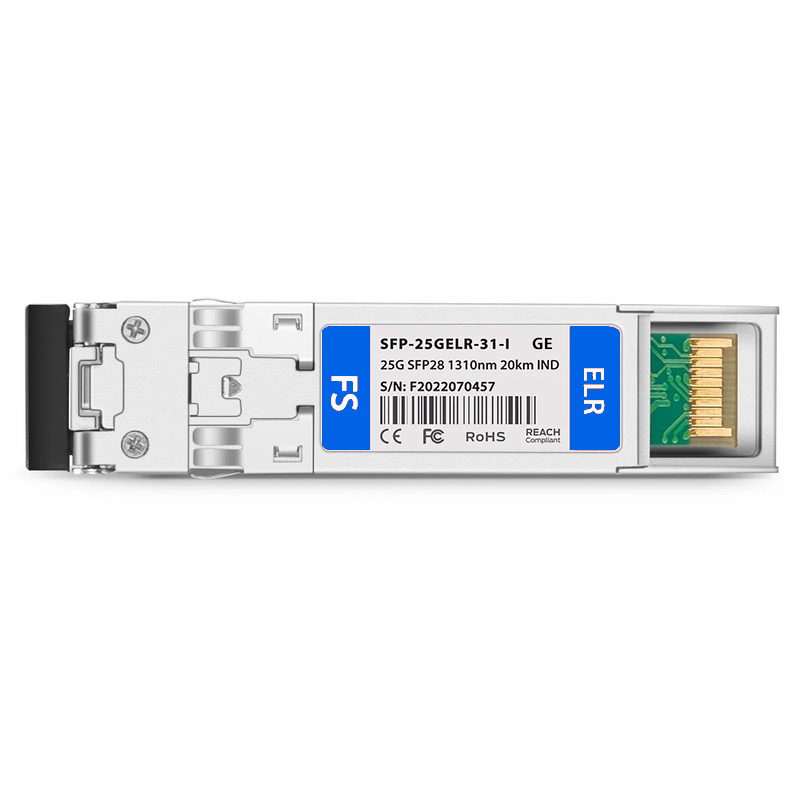 SFPS Generic Compatible 25GBASE-LR SFP28 1310nm 20km DOM Duplex LC/UPC SMF Optical Transceiver Module (Industrial)