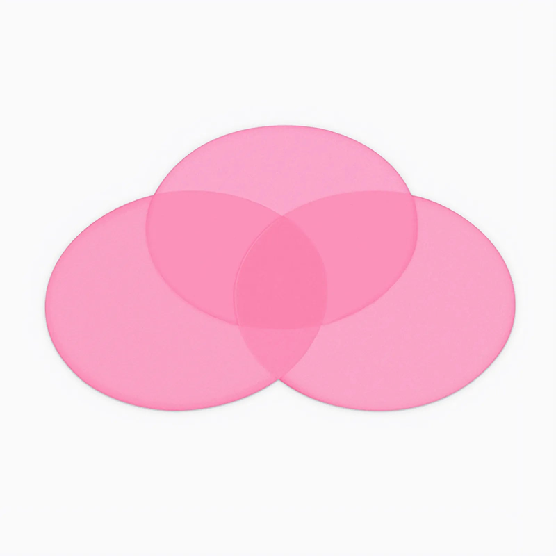 SFPS 3m 1 Piece Pink Polishing Film with 127mm Diameter