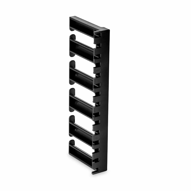 SFPS Vertical Single Sided Cable Manager, 5RU, Bend Radius Finger, 1.02 in. Wide