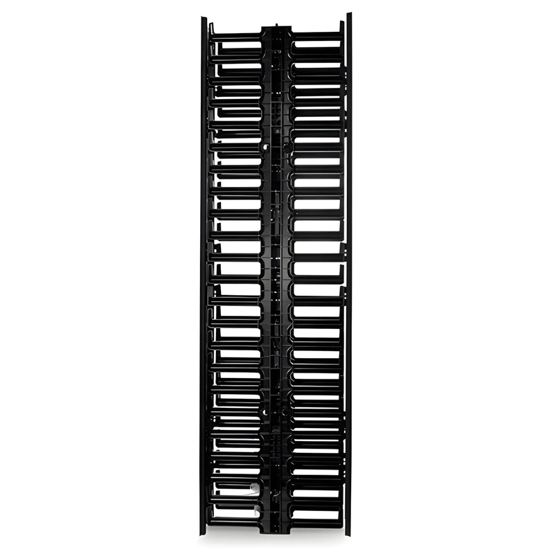 SFPS Vertical Dual Sided Cable Manager, 45RU, Bend Radius Finger, 4.9 in. Wide