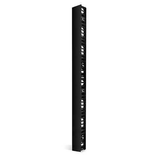 SFPS Vertical Single Sided Cable Manager, 45RU, Bend Radius Finger, 4.9 in. Wide