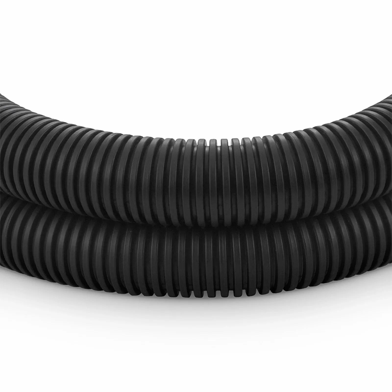 SFPS 10m (33ft) Black Flame Retardant Polypropylene Convoluted Tubing, 19mm Inside Diameter