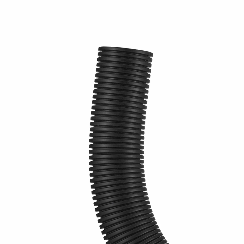 SFPS 10m (33ft) Black Flame Retardant Polypropylene Convoluted Tubing, 36mm Inside Diameter