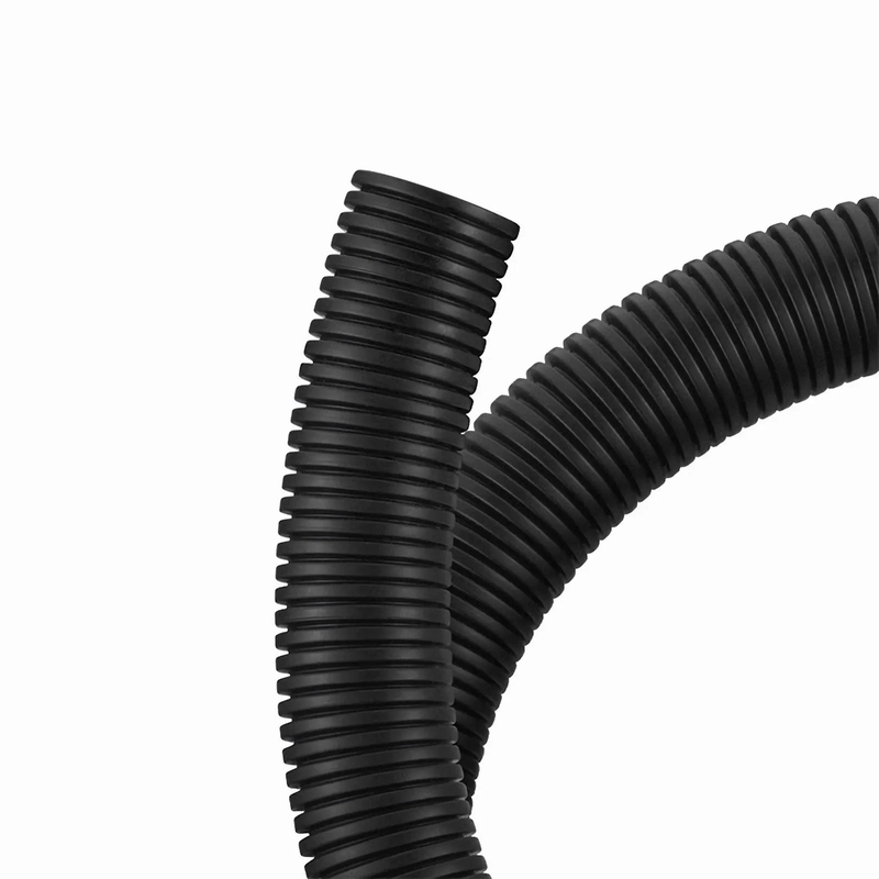 SFPS 10m (33ft) Black Flame Retardant Polypropylene Convoluted Tubing, 23mm Inside Diameter
