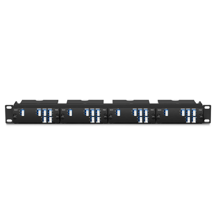 SFPS 1 x 5 Band DWDM Mux Demux, 100GHz C21-C60, 2.2dB Typical IL, LC/UPC, Dual Fiber, High Density, FHDA Plug-in Module