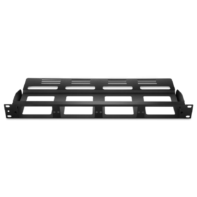 SFPS FHDA High Density 1U Rack Mount Modular Enclosure Unloaded, Rear Cable Managers, Holds up to 4 x FHDA Cassettes or Panels, 144 Fibers (LC)